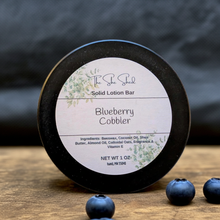 Load image into Gallery viewer, Blueberry Cobbler Solid Lotion Bar