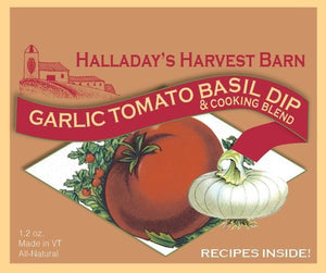 Halladay's Harvest Barn Garlic Tomato Basil Dip