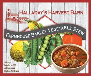 Halladay's Harvest Barn Farmhouse Barley Vegetable Stew