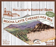 Load image into Gallery viewer, Halladay&#39;s Harvest Farm Mocha Latte Cheesecake Mix
