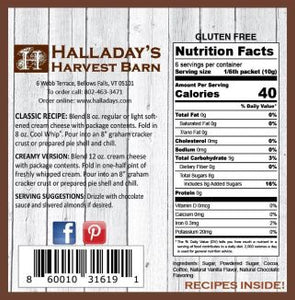 Halladay's Harvest Farm Mocha Latte Cheesecake Mix