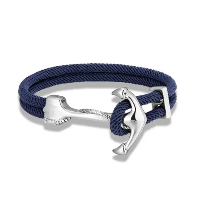 Anchor Rope Bracelet Navy
