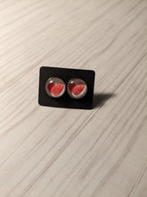 Load image into Gallery viewer, Heart Stud Earrings
