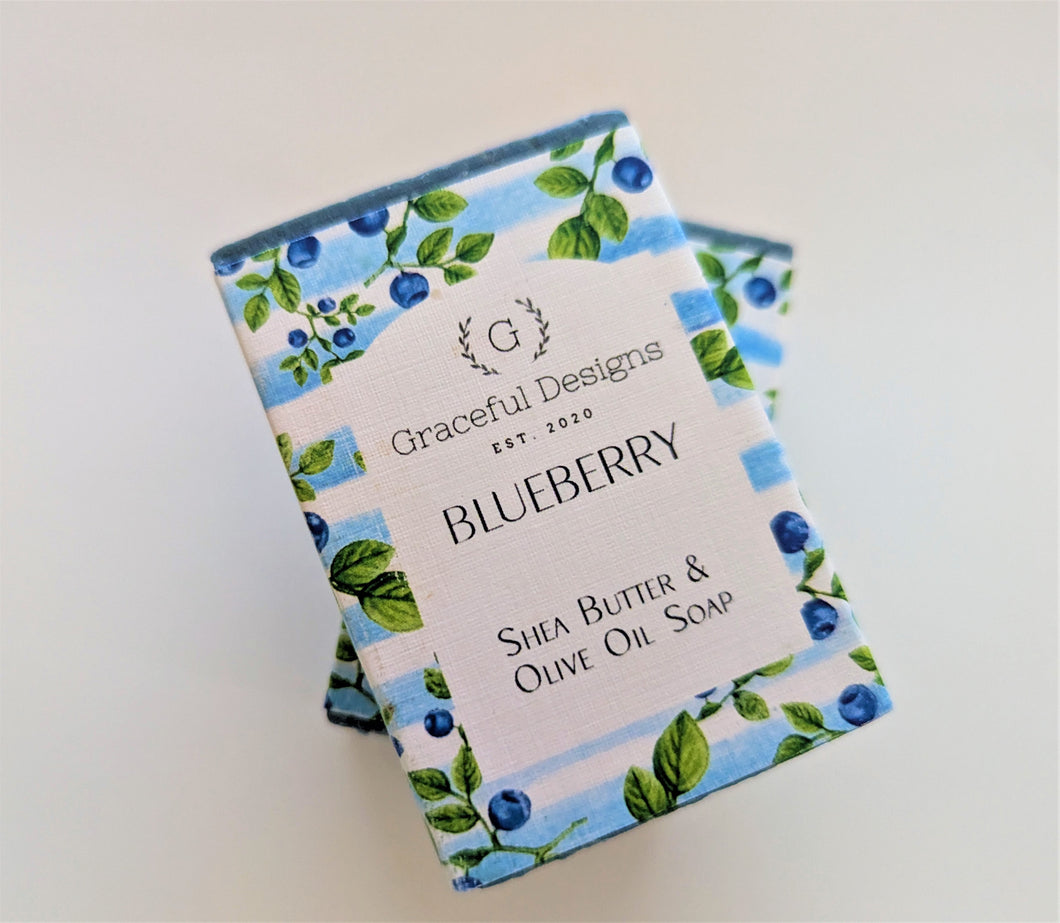 Blueberry Shea Butter Olive Oil Soap