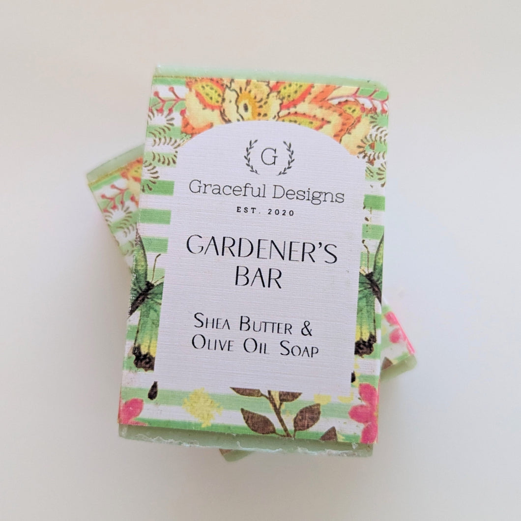 Gardener's Bar Soap with Shea Butter and Olive Oil