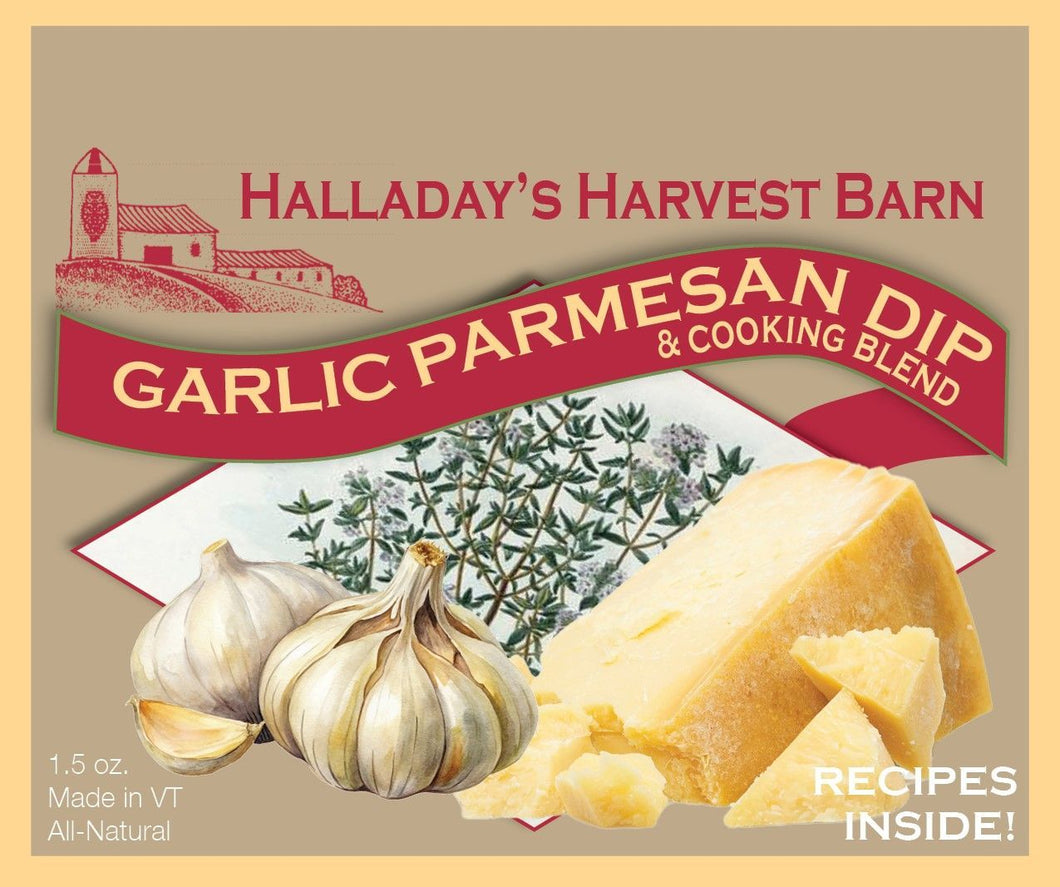 Halladay's Harvest Barn Garlic Parmesan Dip and Cooking Blend