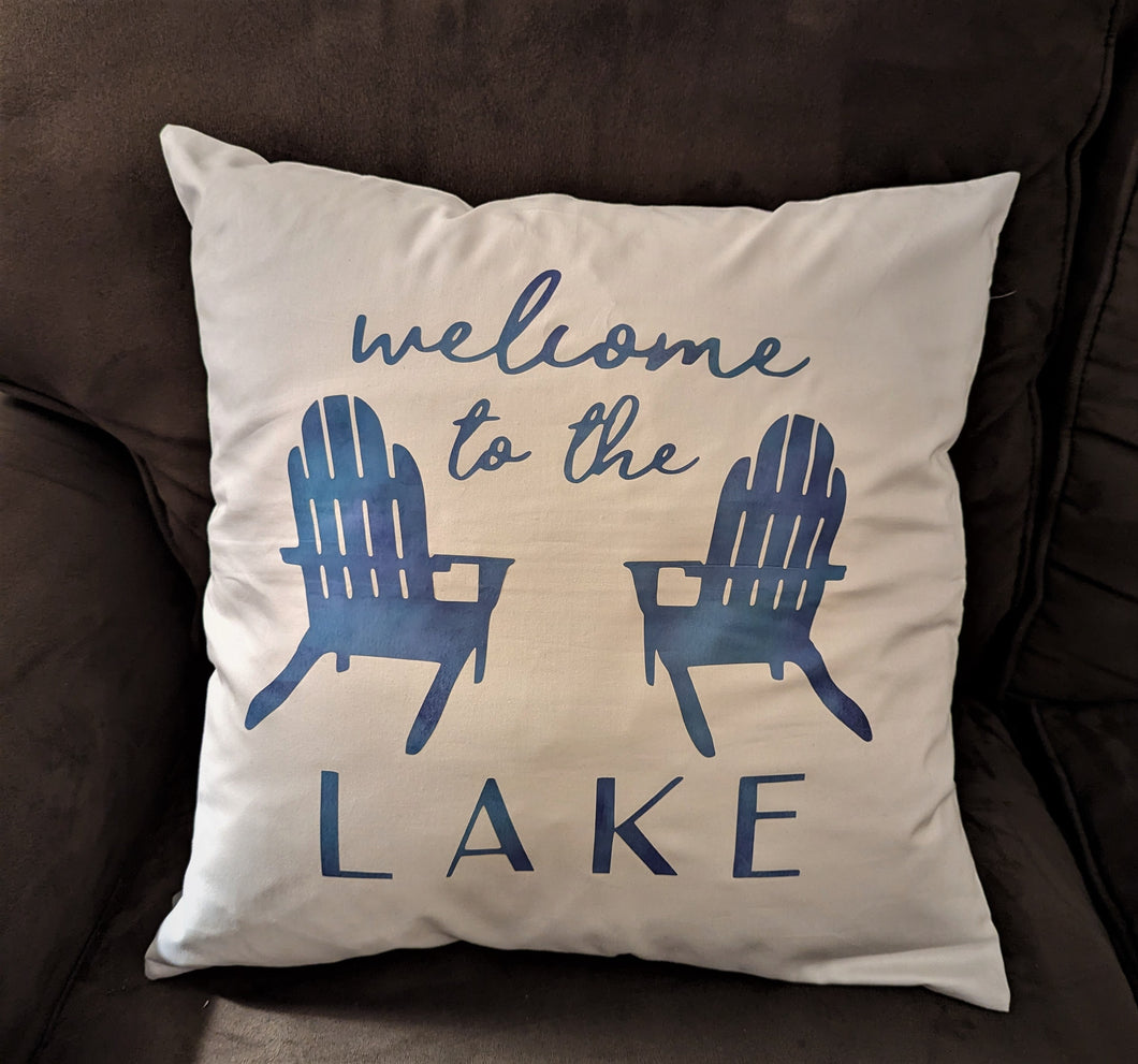 Welcome to the Lake Pillow