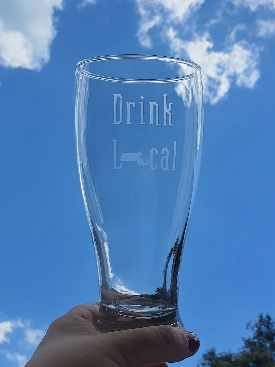 Drink Local Pilsner Glass