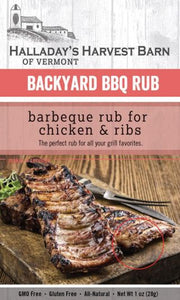 Halladay's Harvest Barn Barbeque Rub for Chicken and Ribs