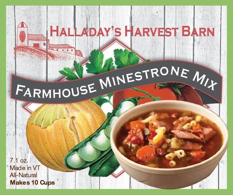 Halladay's Harvest Barn Farmhouse Minestrone Soup