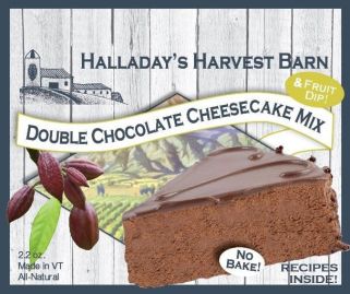 Halladay's Harvest Barn Double Chocolate Cheesecake