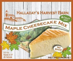 Halladay's Harvest Barn Maple Cheesecake