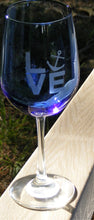 Load image into Gallery viewer, Anchor Love Wine Glass
