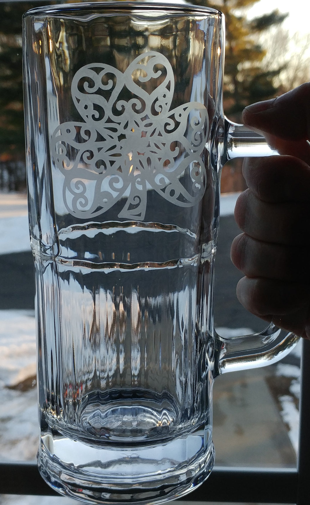 Lager Stein with Shamrock