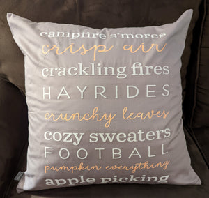 Fall Favorites Pillow