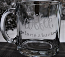 Load image into Gallery viewer, Get Started and Keep Going Coffee Mug and Stemless Wine Set
