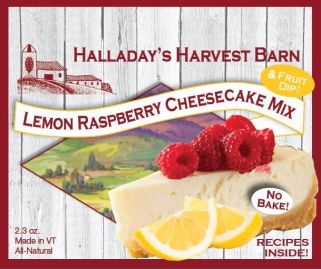 Halladay's Harvest Barn Lemon Raspberry Cheesecake Mix